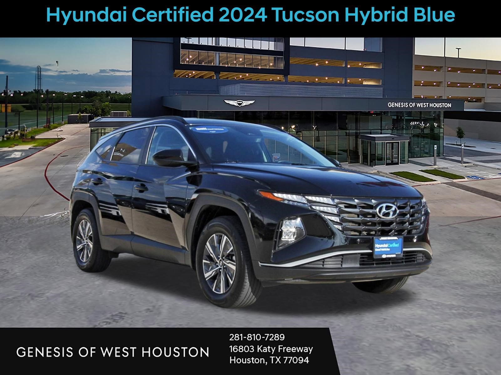 Certified 2024 Hyundai Tucson Blue AWD/4WD image 1