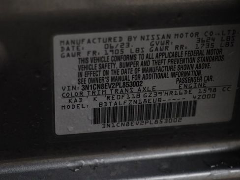 Used 2023 Nissan Versa SV w/ Trunk Package image 23