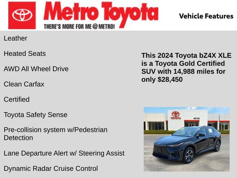 Certified 2024 Toyota bZ4X AWD w/ Weather Package image 6