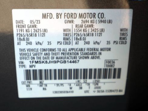 Used 2023 Ford Explorer Timberline w/ Timberline Technology Package AWD/4WD image 32