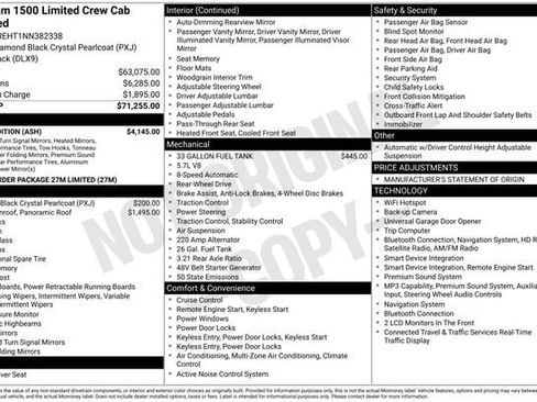 Used 2022 RAM 1500 Limited w/ Night Edition RWD image 7