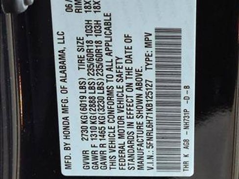 Used 2019 Honda Odyssey EX-L image 25