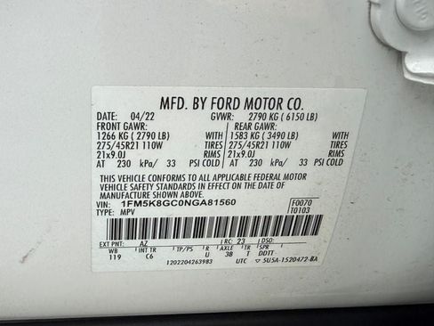 Used 2022 Ford Explorer ST w/ Equipment Group 401A AWD/4WD image 26