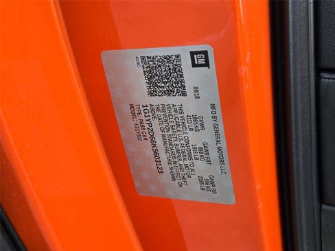 Used 2019 Chevrolet Corvette Z06 w/ Battery Protection Package RWD image 37