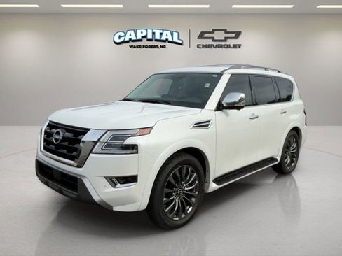 Used 2023 Nissan Armada Platinum w/ Cargo Package image 1