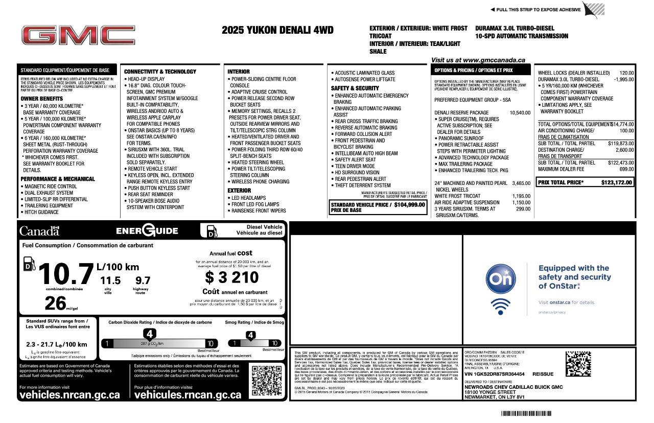 Used 2025 GMC Yukon Denali w/ Denali Reserve Package AWD/4WD image 10