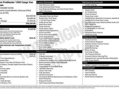 New 2024 RAM ProMaster 1500 w/ Safety Group image 4