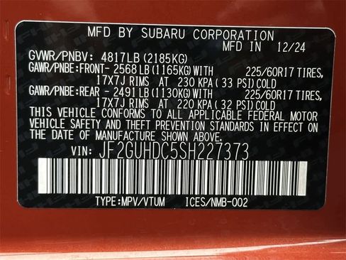 Certified 2025 Subaru Crosstrek 2.5i Premium image 22