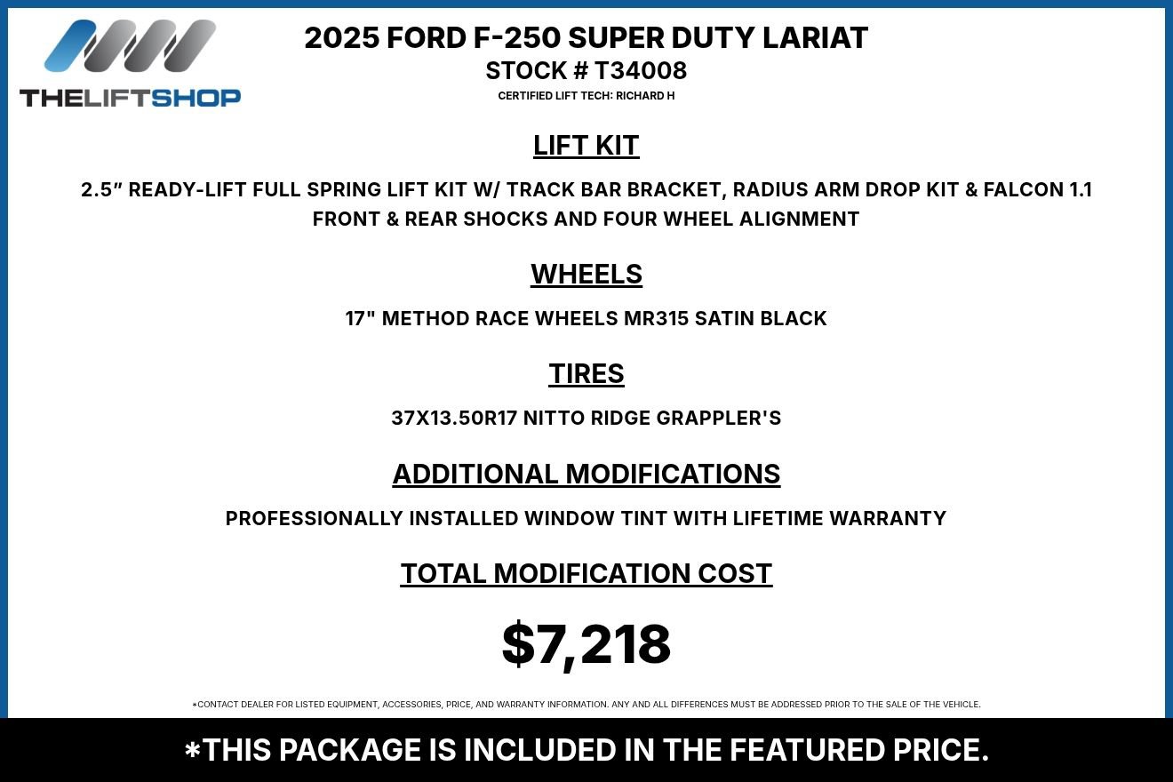 Used 2025 Ford F250 Lariat AWD/4WD image 2