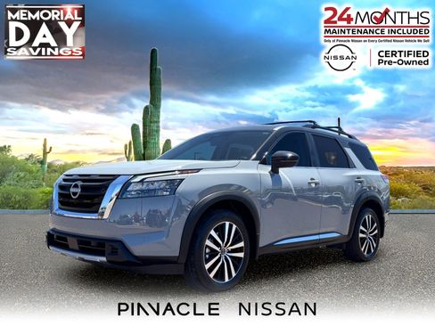 Certified 2025 Nissan Pathfinder Platinum FWD image 1