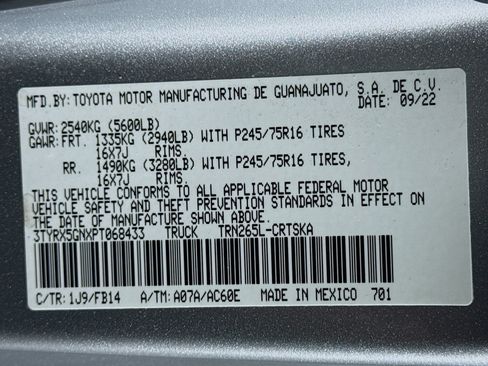 Used 2023 Toyota Tacoma SR w/ SR Convenience Package RWD image 39