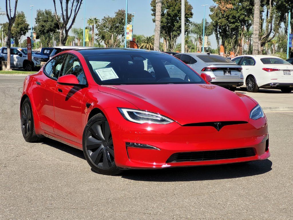 Used 2021 Tesla Model S Plaid AWD/4WD image 2
