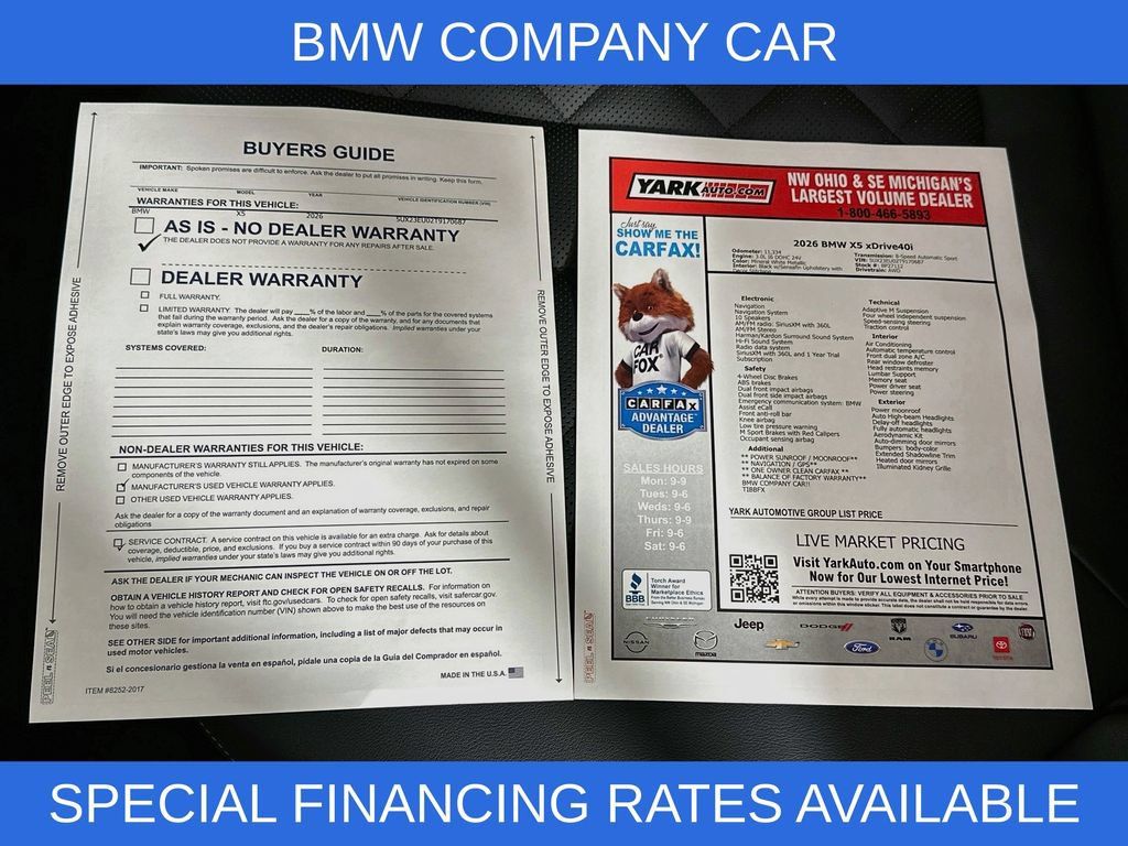 Used 2026 BMW X5 xDrive40i w/ M Sport Package AWD/4WD image 10