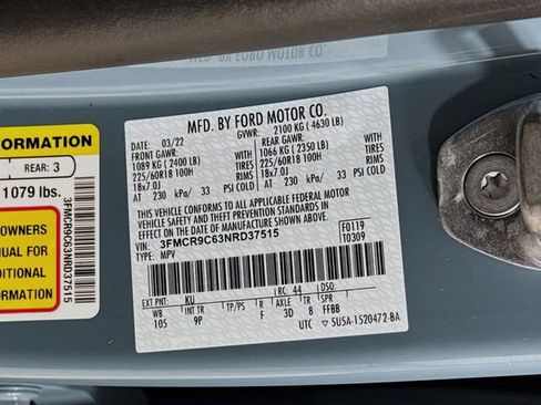 Certified 2022 Ford Bronco Sport Outer Banks w/ Tech Package image 32