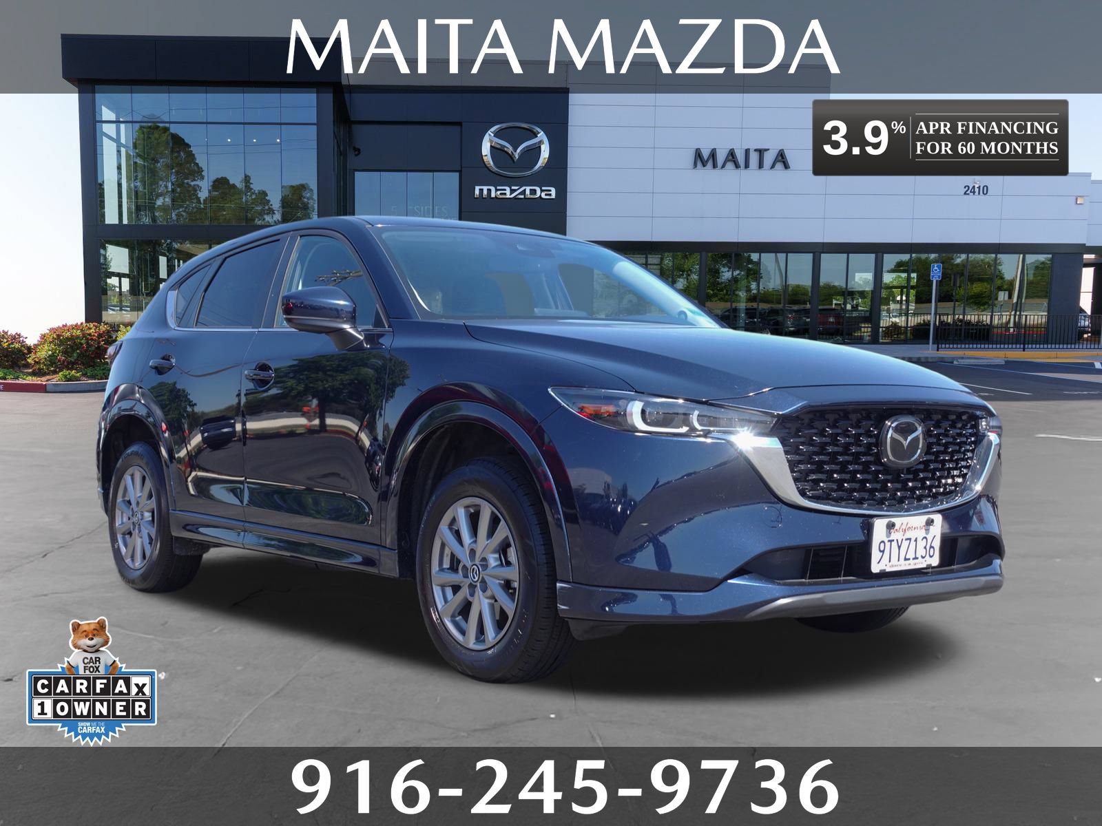Certified 2025 MAZDA CX-5 AWD 2.5 S w/ Preferred Package 360° Tour