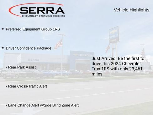 Certified 2024 Chevrolet Trax RS w/ Driver Confidence Package FWD image 3