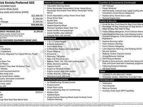 Used 2024 Buick Envista Preferred w/ Convenience I Package FWD image 9