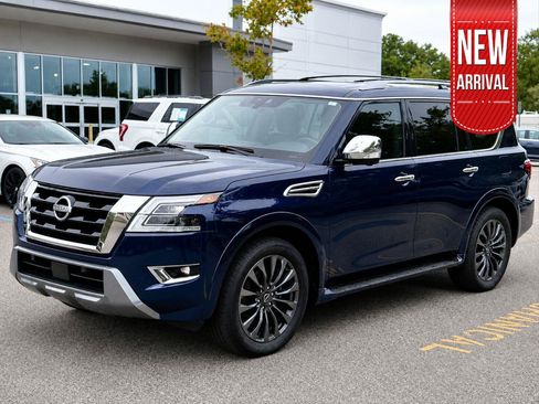 Used 2024 Nissan Armada Platinum w/ Captain's Chairs Package AWD/4WD image 1