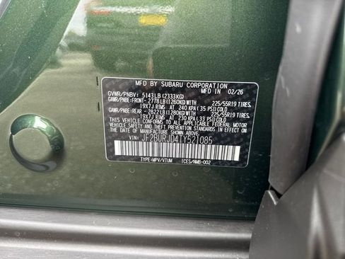 New 2026 Subaru Outback Touring XT AWD/4WD image 19