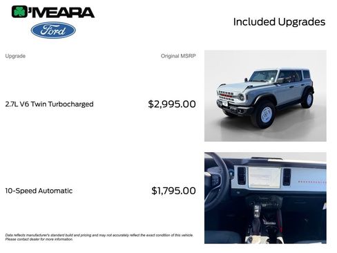 New 2026 Ford Bronco Heritage Edition AWD/4WD image 36