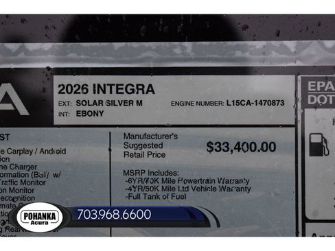 New 2026 Acura Integra image 36