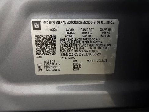 Used 2020 Chevrolet Trax LS FWD image 58
