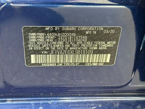 Used 2020 Subaru WRX STI image 31