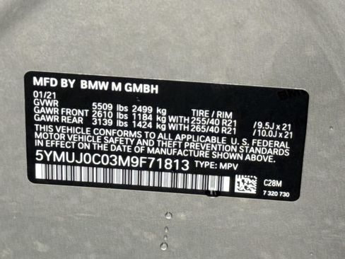 Used 2021 BMW X4 M w/ Competition Package image 30