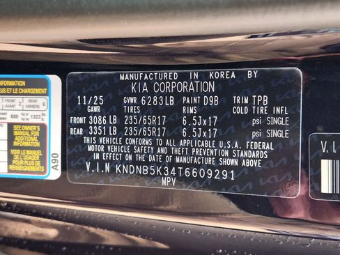 New 2026 Kia Carnival LXS image 25