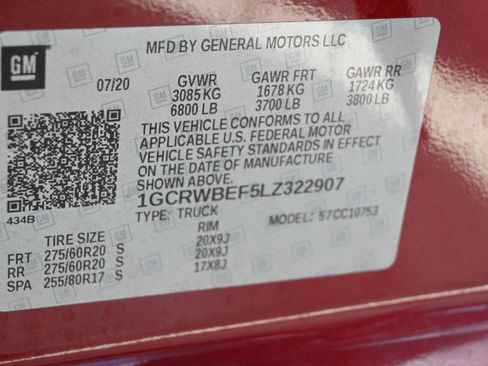 Used 2020 Chevrolet Silverado 1500 Custom w/ Custom Value Package image 34