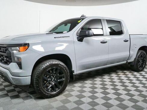 Used 2025 Chevrolet Silverado 1500 Custom w/ Turbomax Blackout Package AWD/4WD image 35