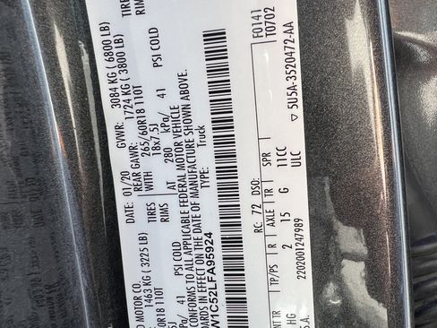 Used 2020 Ford F150 Lariat RWD image 16