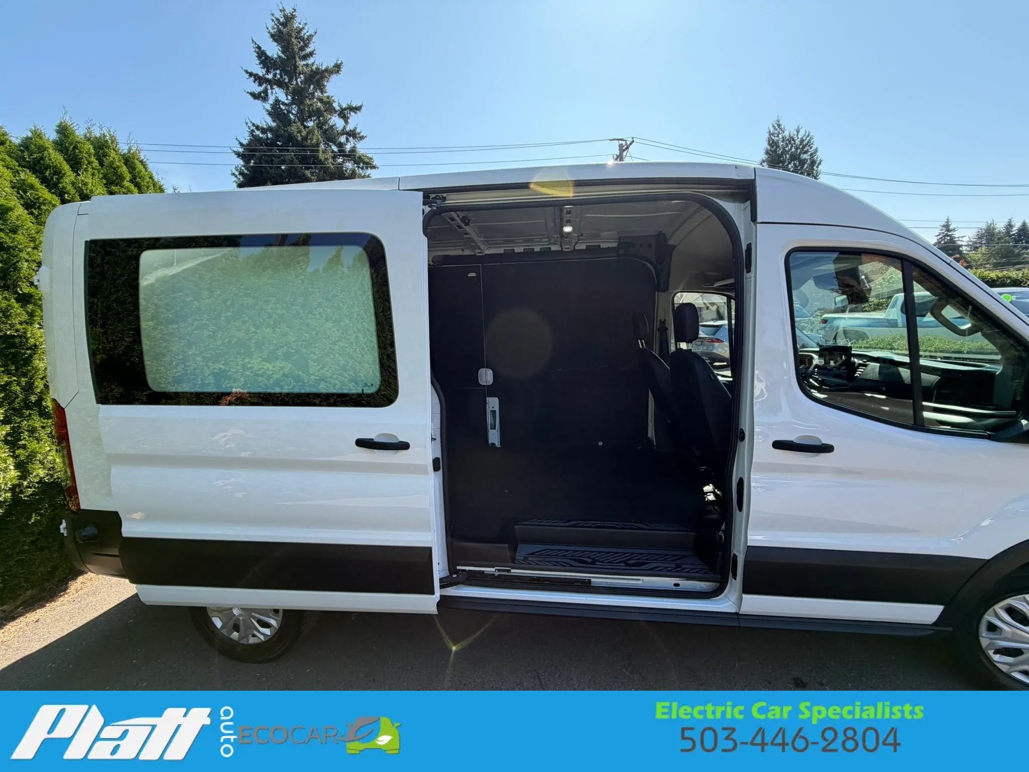 Used 2023 Ford E-Transit Medium Roof w/ Load Area Protection Package RWD image 29