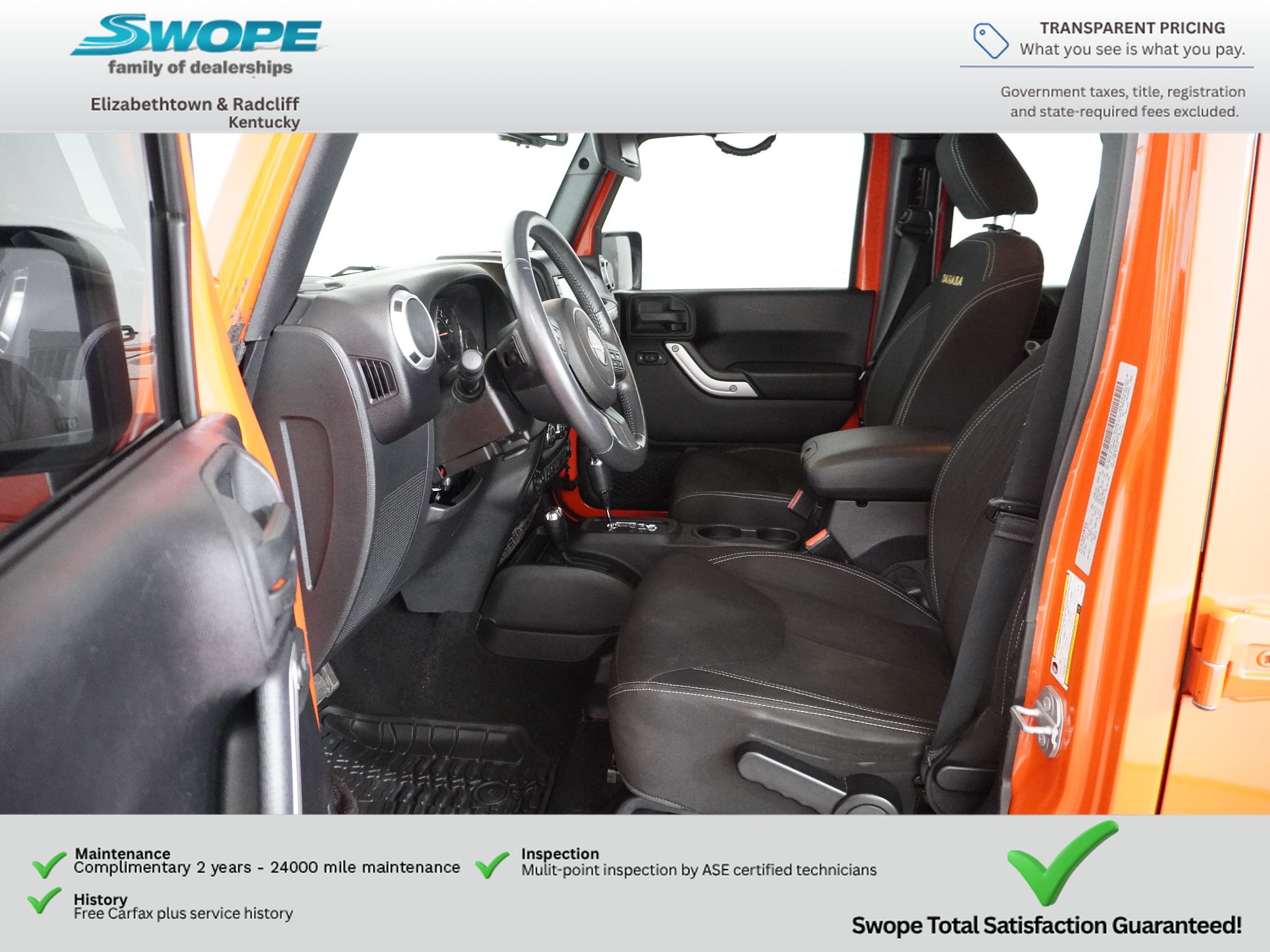 Used 2015 Jeep Wrangler Unlimited Sahara w/ Dual Top Group AWD/4WD image 13