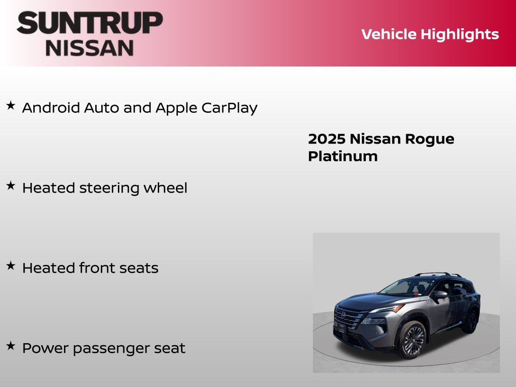 Certified 2025 Nissan Rogue Platinum AWD/4WD image 16