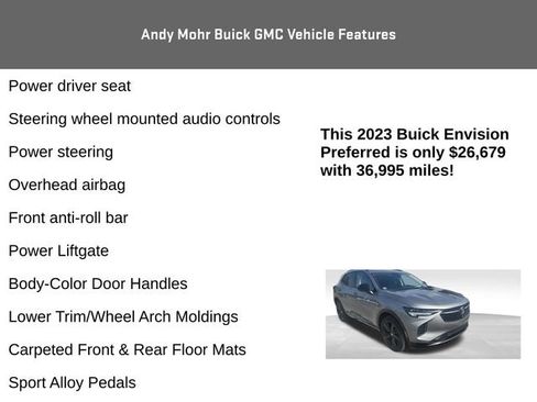 Used 2023 Buick Envision Preferred w/ Sport Touring Package AWD/4WD image 10
