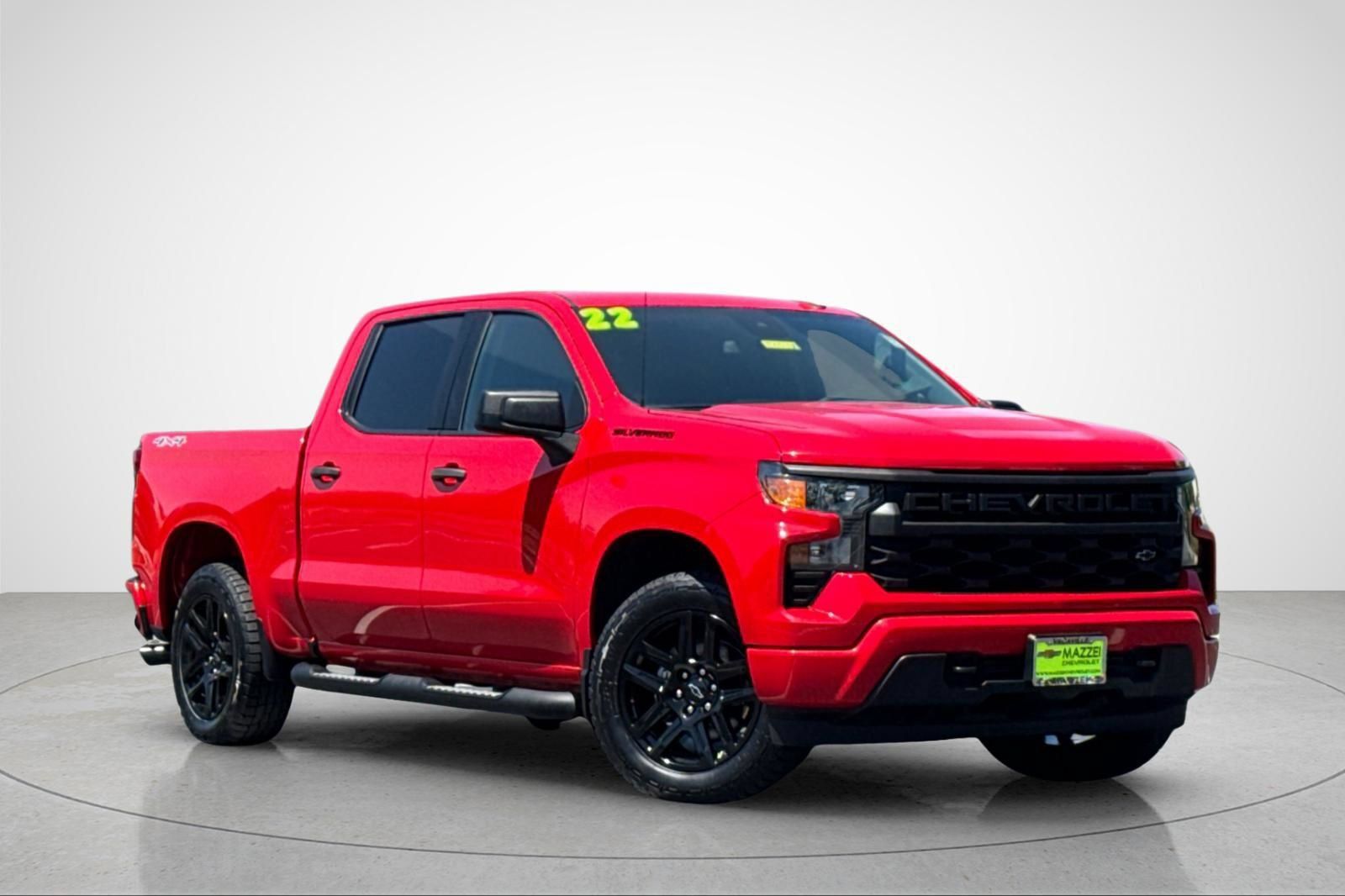 Used 2022 Chevrolet Silverado 1500 Custom w/ LPO, Dark Essentials Package AWD/4WD image 2
