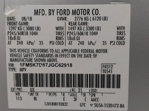 Used 2018 Ford Explorer XLT FWD image 33