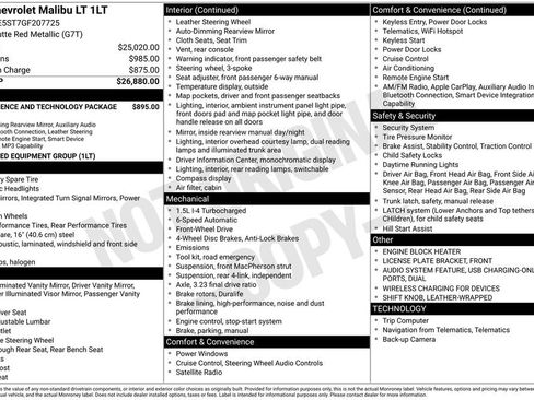 Used 2016 Chevrolet Malibu LT FWD image 5