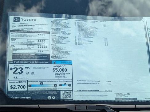 New 2026 Toyota Land Cruiser AWD/4WD image 18