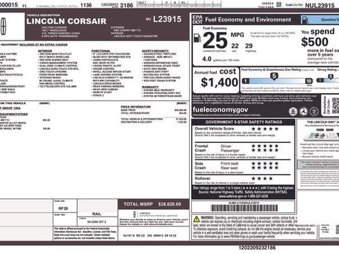 Used 2022 Lincoln Corsair FWD image 47