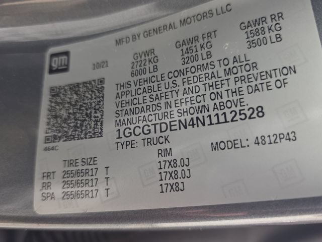 Certified 2022 Chevrolet Colorado Z71 w/ LPO, Tonneau and Step Package AWD/4WD image 10
