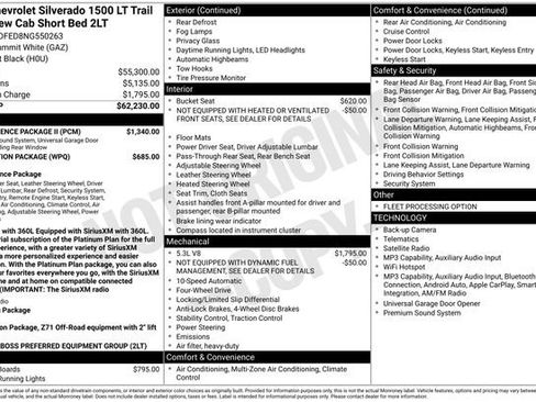 Used 2022 Chevrolet Silverado 1500 LT Trail Boss w/ Convenience Package II AWD/4WD image 5