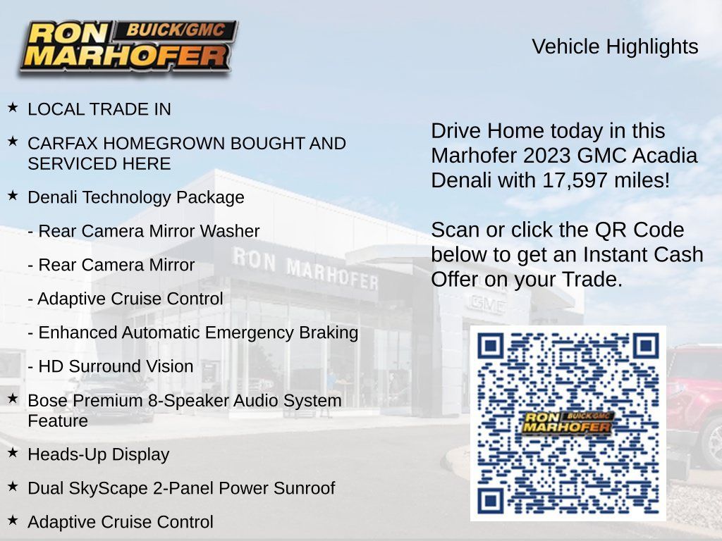Used 2023 GMC Acadia Denali w/ Denali Technology Package AWD/4WD image 15