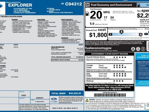 Used 2018 Ford Explorer XLT w/ Equipment Group 202A FWD image 7