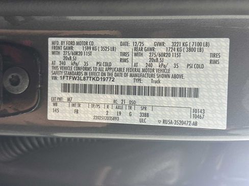 Used 2026 Ford F150 XLT w/ Equipment Group 302A MID AWD/4WD image 35