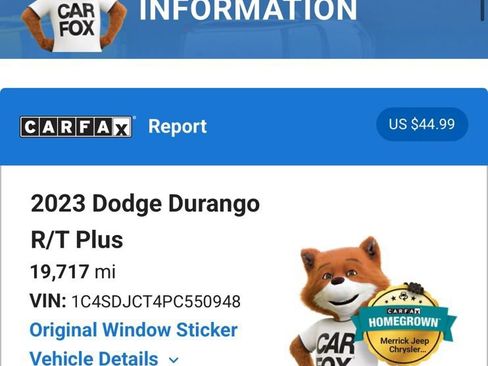 Used 2023 Dodge Durango R/T AWD/4WD image 6