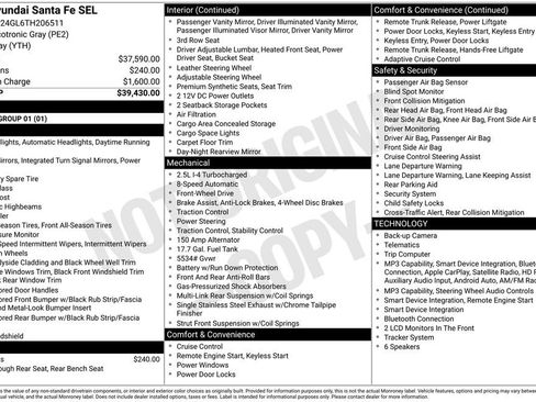 New 2026 Hyundai Santa Fe SEL FWD image 4