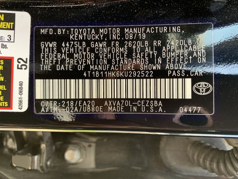 Used 2019 Toyota Camry SE image 36