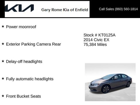 Used 2014 Honda Civic EX image 13
